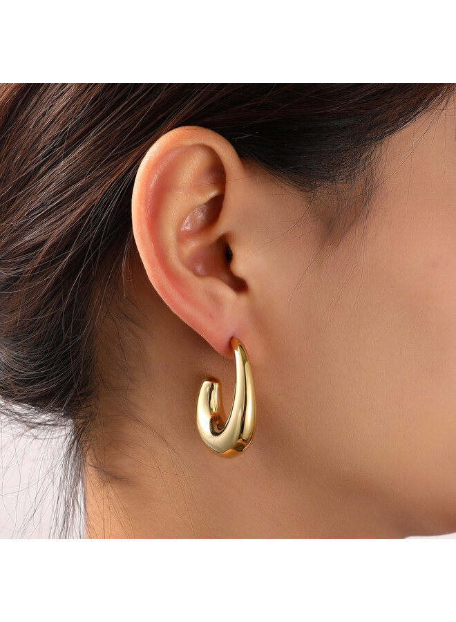 Day & Eve oorbellen E56226-2 Goudkleurig