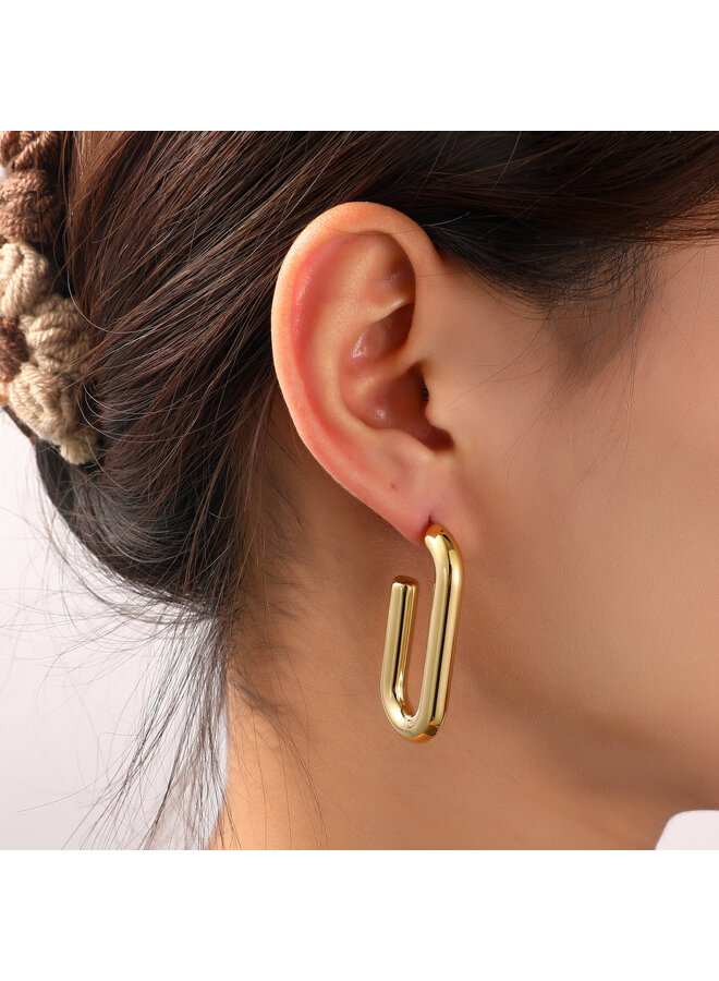 Day & Eve oorbellen E56225-2 Goudkleurig