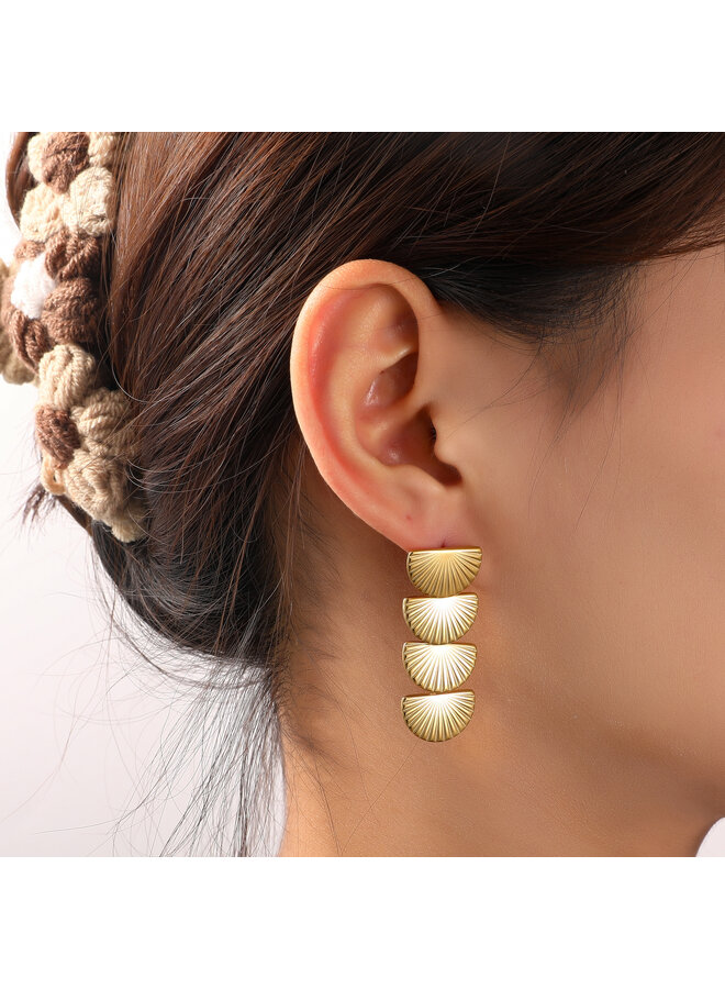 Day & Eve oorbellen E56247-2 Goudkleurig