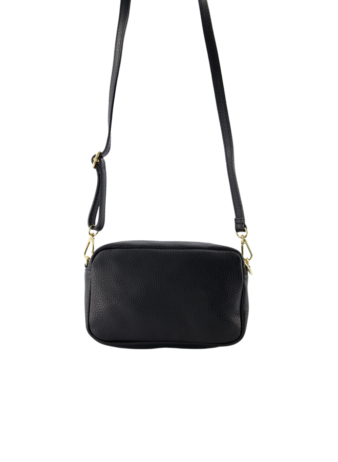 Jewelz tas Irene Classic Grain Zwart/Goudkleurig