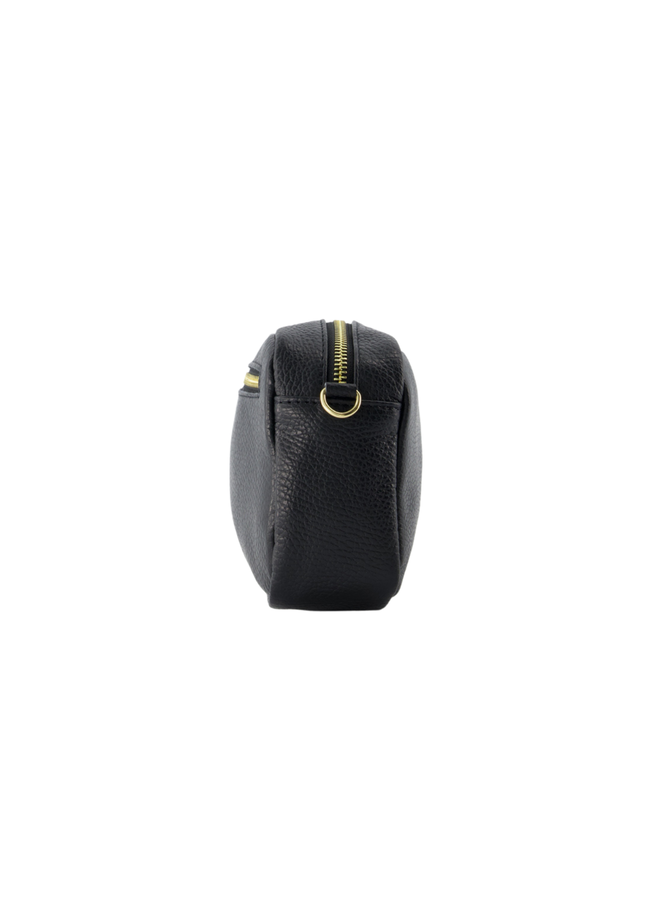 Jewelz tas Irene Classic Grain Zwart/Goudkleurig