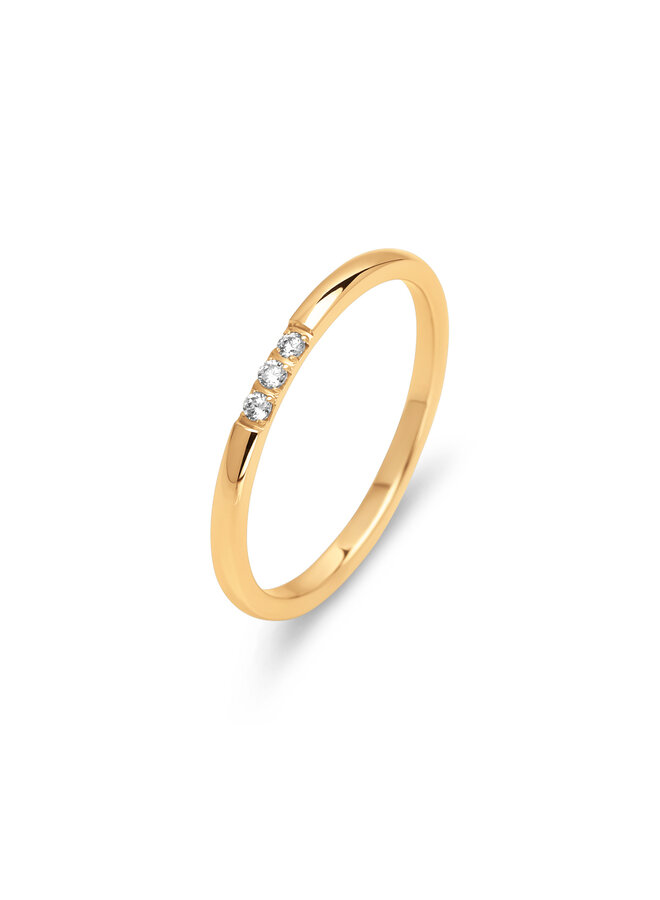 Melano Friends ring Kyara Goudkleurig