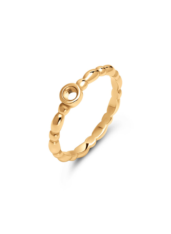 Melano Twisted ring Tiana Goudkleurig