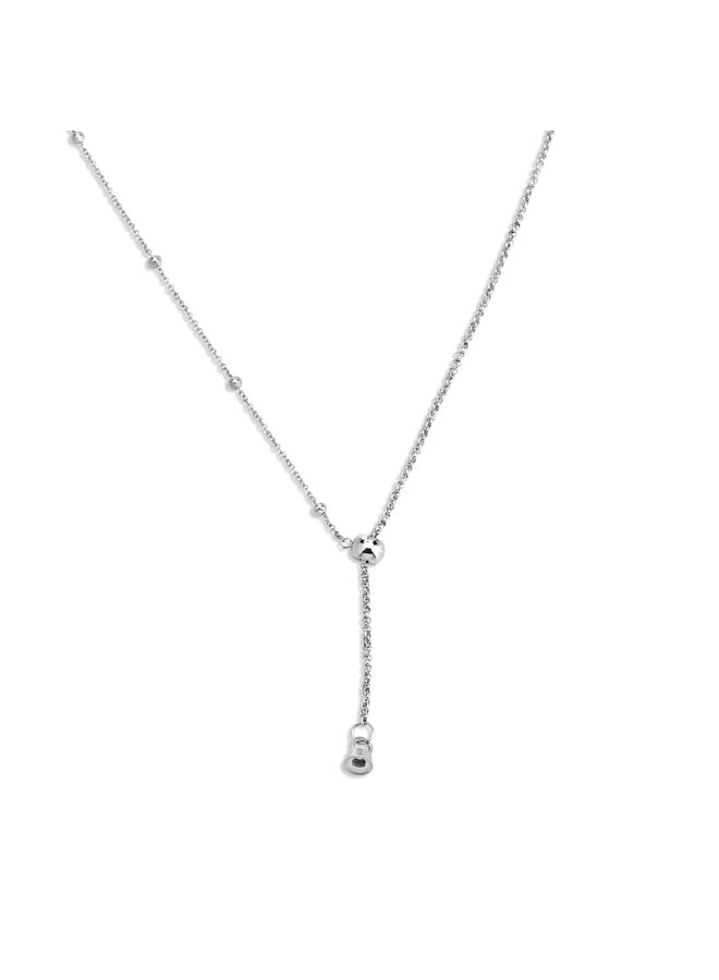 Melano Twisted ketting Tulsa Zilverkleurig