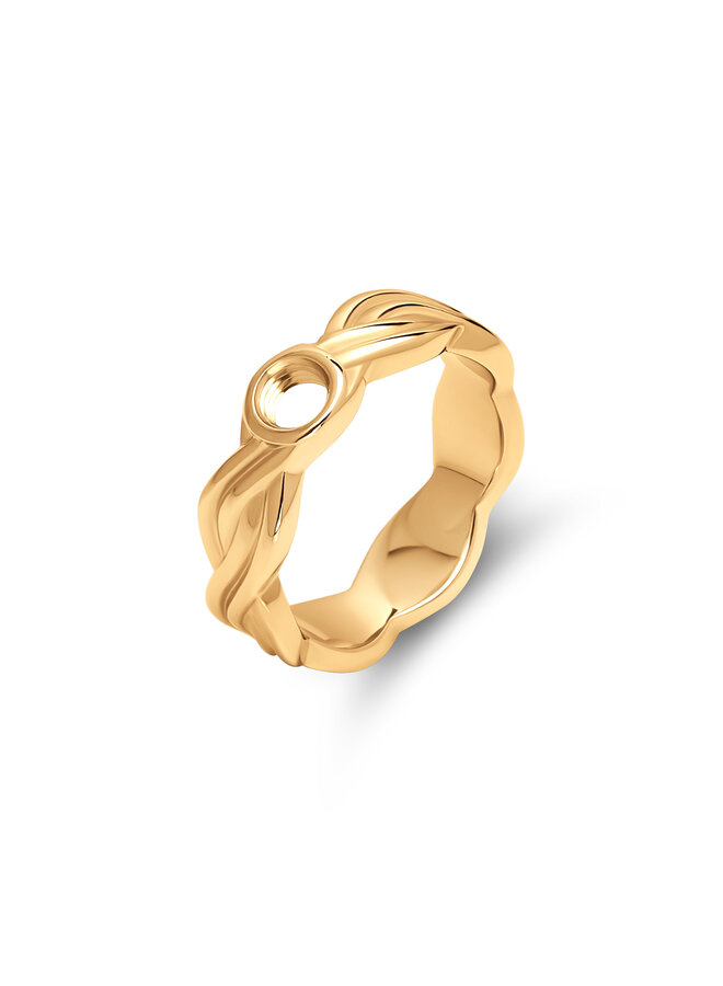 Melano Vivid ring Valoma Goudkleurig