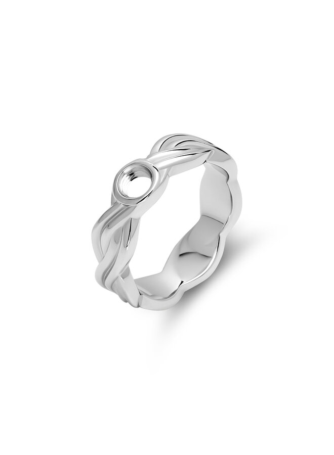 Melano Vivid ring Valoma Zilverkleurig