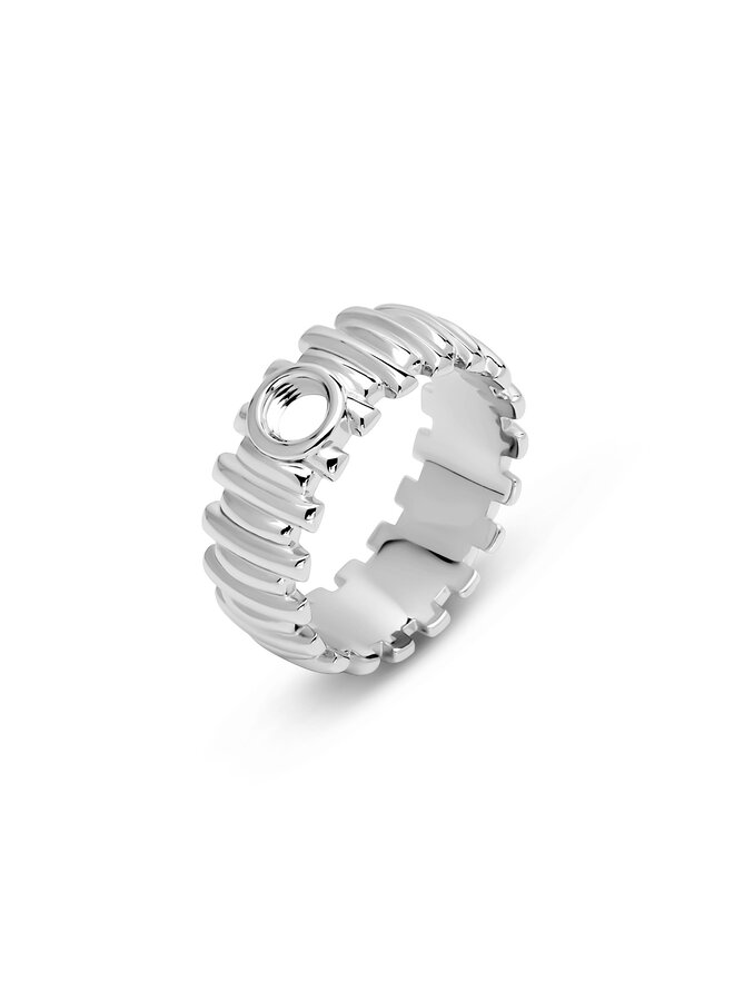 Melano Vivid ring Verano Zilverkleurig