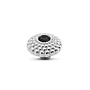 Melano Vivid meddy Lotus CZ Black Zilverkleurig