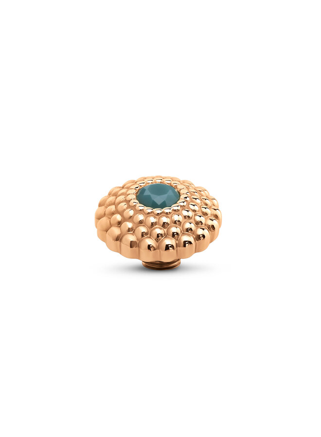 Melano Vivid meddy Lotus CZ Retro Blue Rosékleurig
