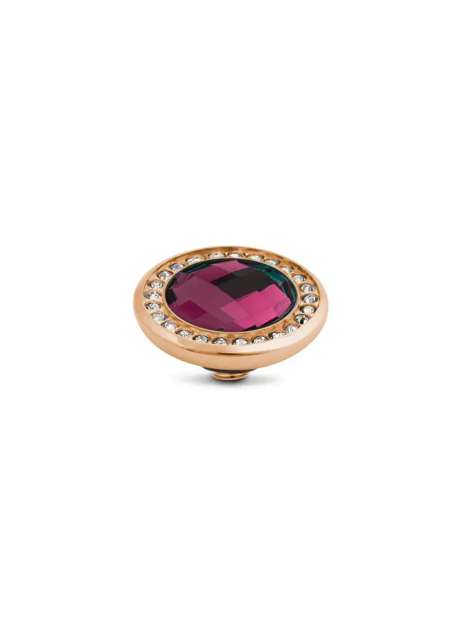 Melano Vivid meddy Crystal CZ Fuchsia Rosékleurig