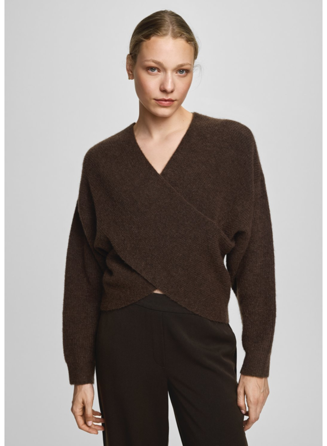 Trui Zinelle Hope Wrap Slate Black Mel.