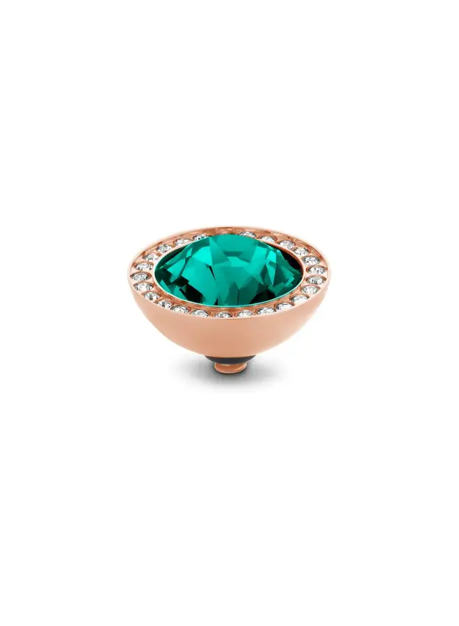 Melano Twisted meddy Brilliant CZ Blue Zircon Rosékleurig