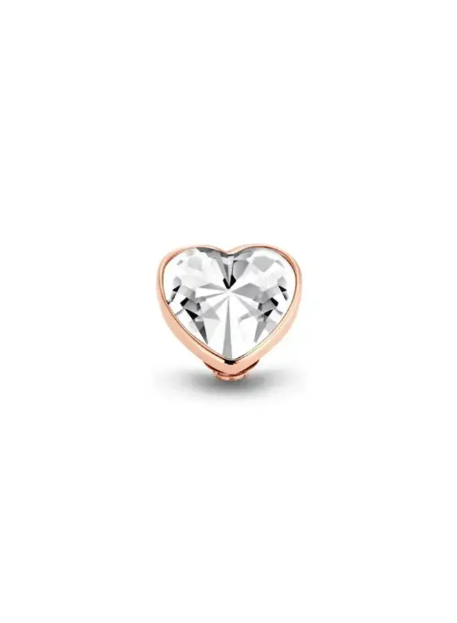 Melano Twisted meddy Heart Crystal Rosékleurig