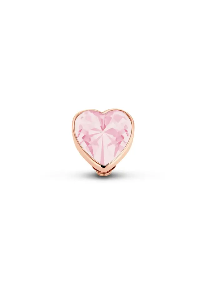 Melano Twisted meddy Heart Milk Pink Rosékleurig