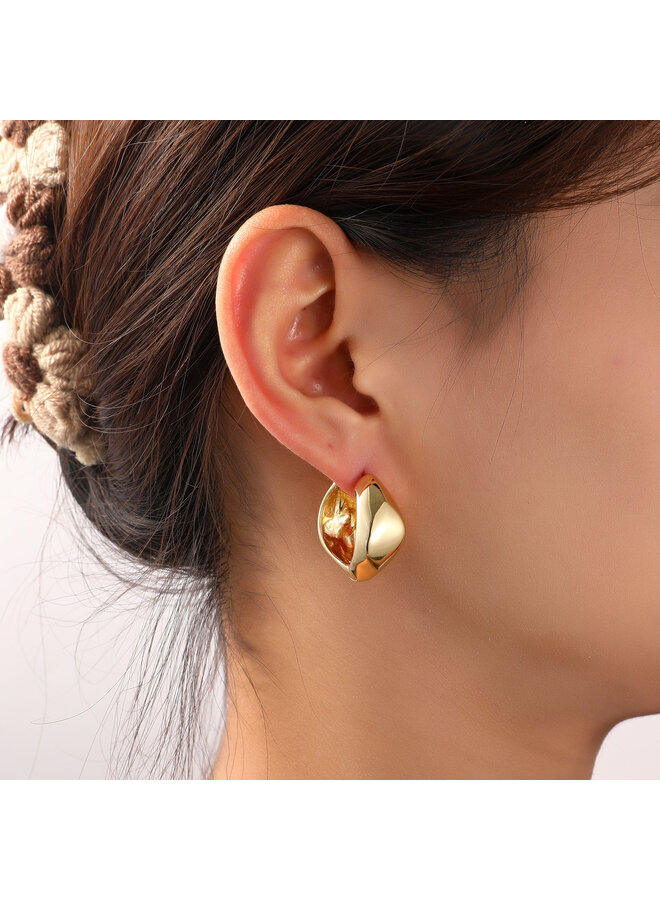 Day & Eve oorbellen E55059-2 Goudkleurig