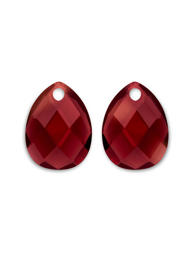 Sparkling Jewels oorbel Edelstenen Afterglow Ruby Quartz