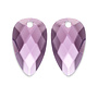 Sparkling Jewels oorbel Edelstenen Blossom Aubergine Quartz