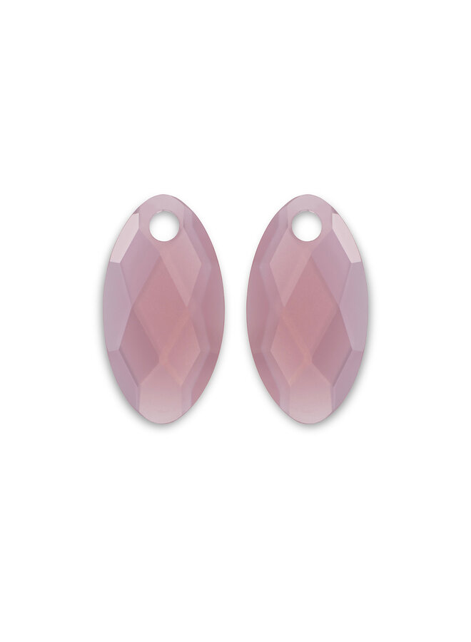 Sparkling Jewels oorbel Edelstenen Leaf Pink Opalite