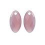 Sparkling Jewels oorbel Edelstenen Leaf Pink Opalite