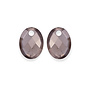 Sparkling Jewels oorbel Edelstenen Medium Oval Smoky Quartz