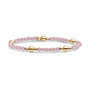 Sparkling Jewels armband Bold Mix Pink Opalite Goudkleurig