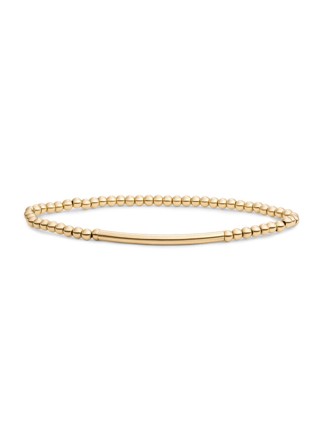 Sparkling Jewels armband Tube Goudkleurig
