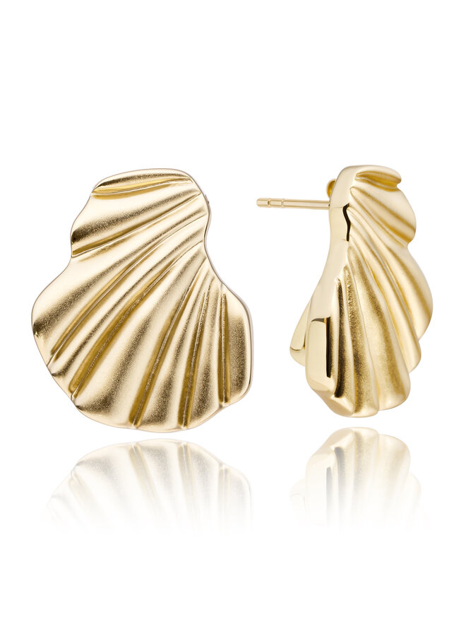 Sparkling Jewels oorstekers Dune Push Back Goudkleurig