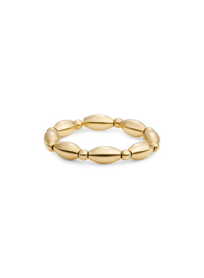 Sparkling Jewels ring Rice Mix Goudkleurig
