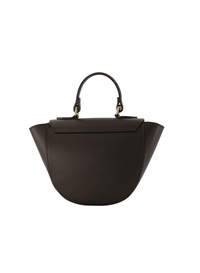 Jewelz tas Baby Wanda Classic Grain Donkerbruin/Goudkleurig