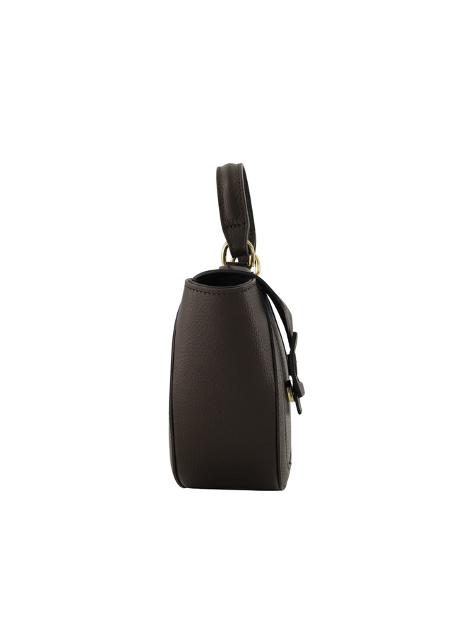 Jewelz tas Baby Wanda Classic Grain Donkerbruin/Goudkleurig