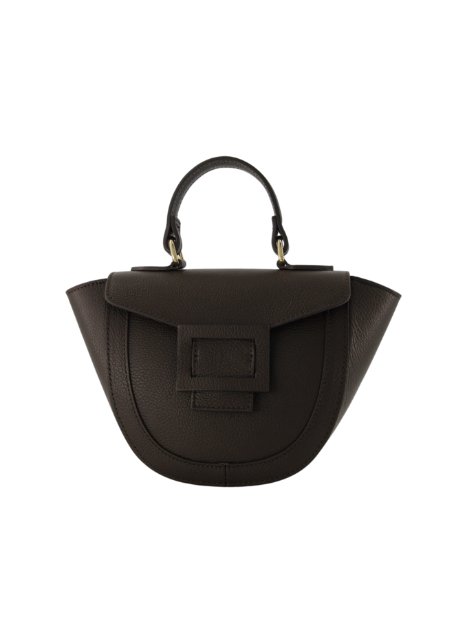 Jewelz tas Baby Wanda Classic Grain Donkerbruin/Goudkleurig