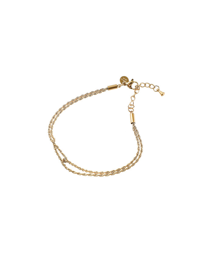 Day & Eve armband B56031-2 Goudkleurig