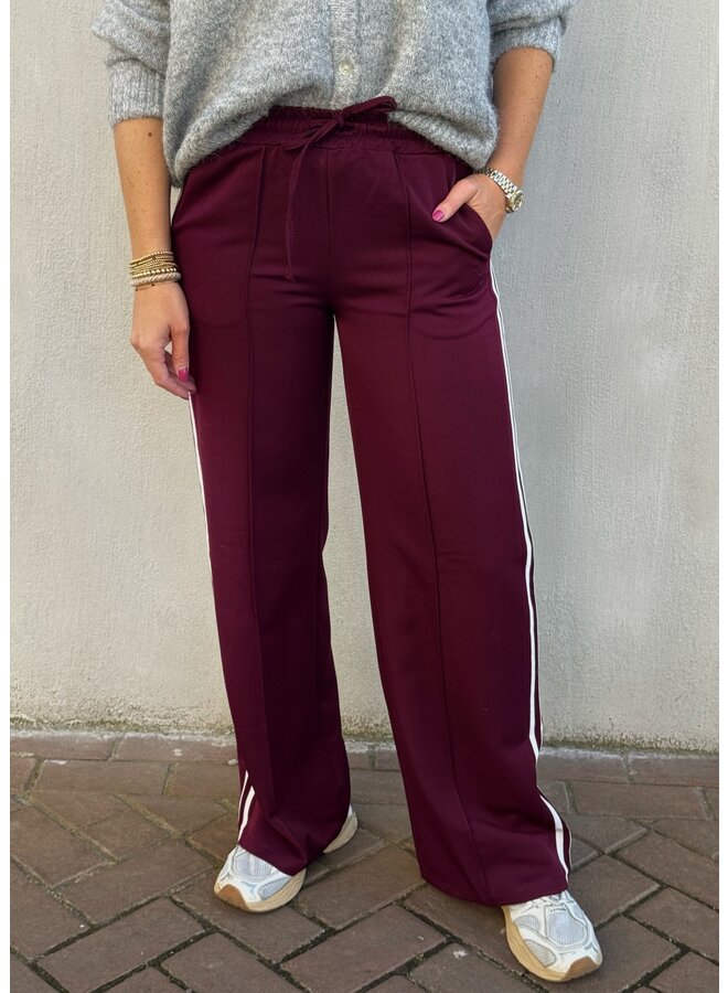 Broek Tess Bordeaux