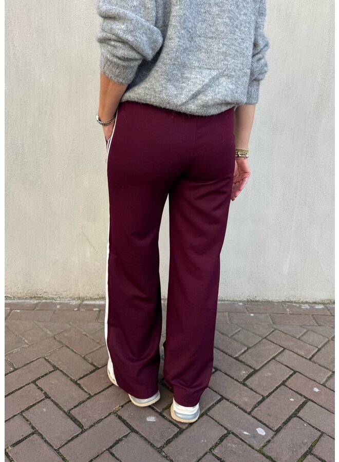 Broek Tess Bordeaux