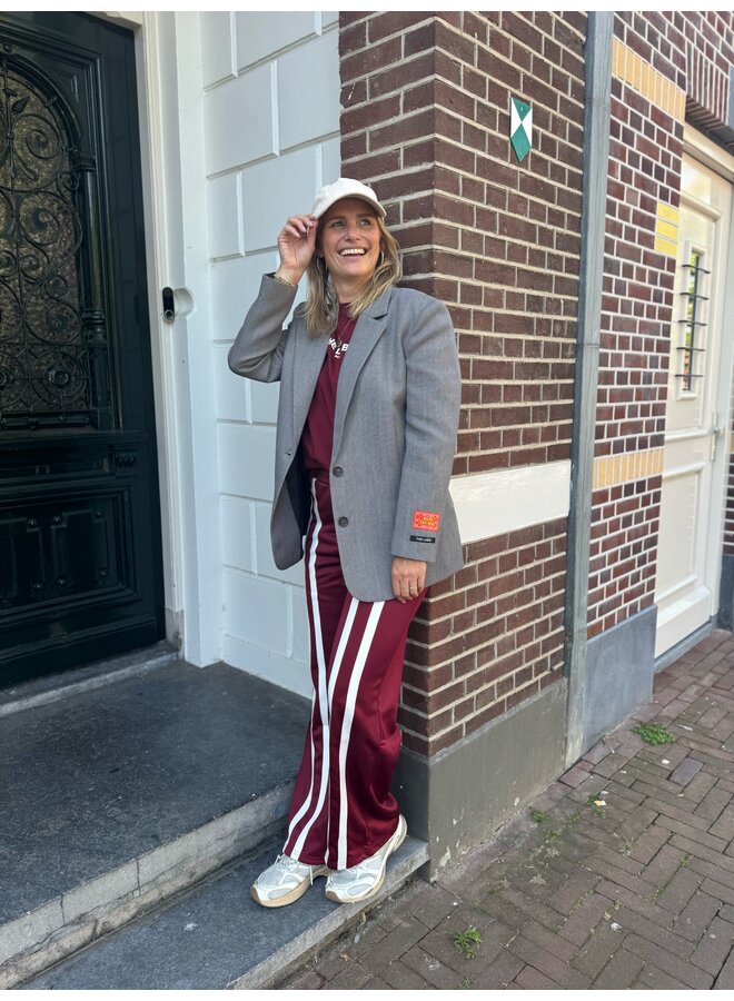 Blazer Classy Grandad Soft Grey Melange