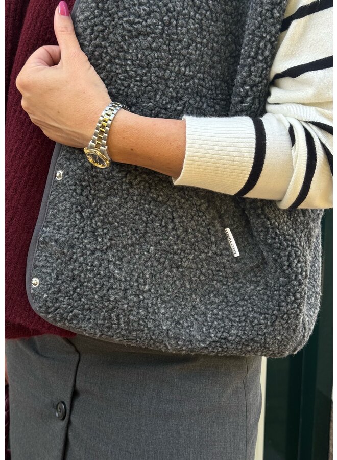 Gilet Teddy Carbon