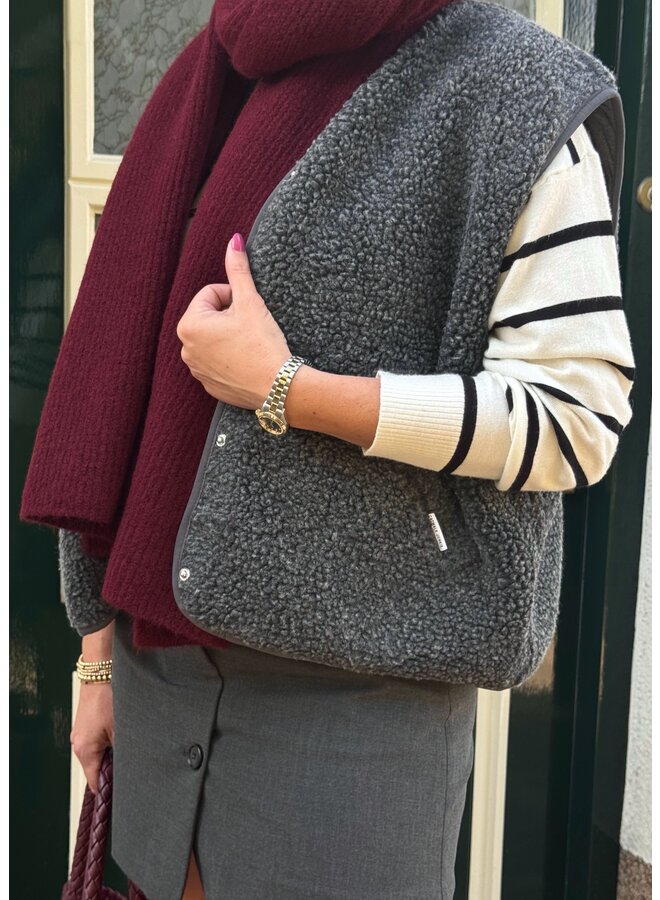 Gilet Teddy Carbon