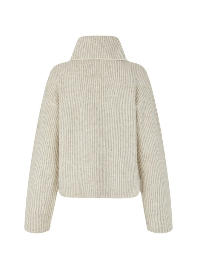 Trui Kemina-M Light Grey Stripe
