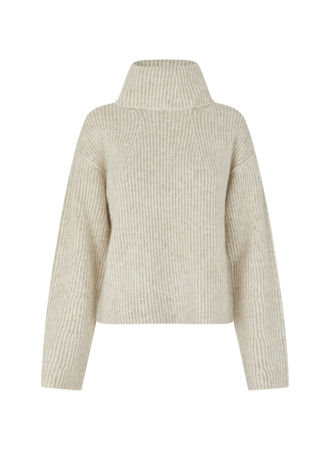 Trui Kemina-M Light Grey Stripe