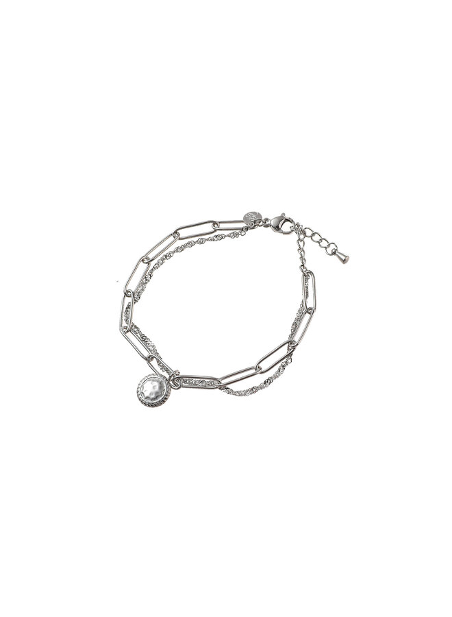 Day & Eve armband B56049-1 Zilverkleurig