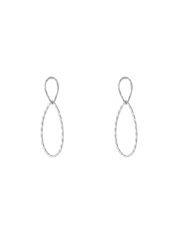 Day & Eve oorbellen E56356-1 Zilverkleurig