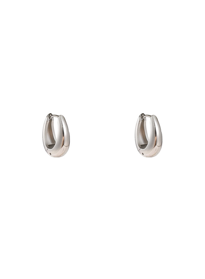 Day & Eve oorbellen E56457-1 Zilverkleurig