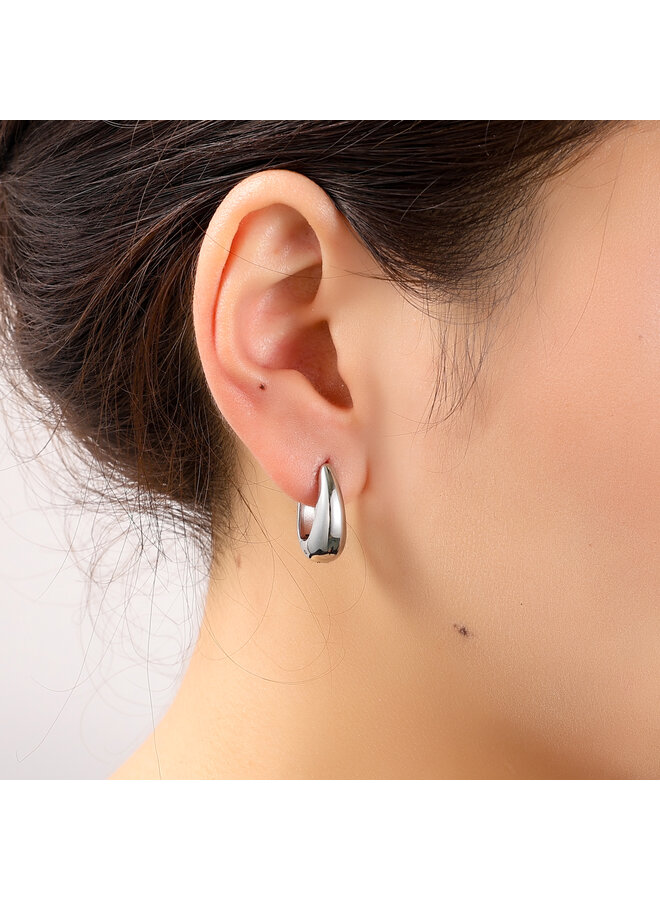 Day & Eve oorbellen E56457-1 Zilverkleurig