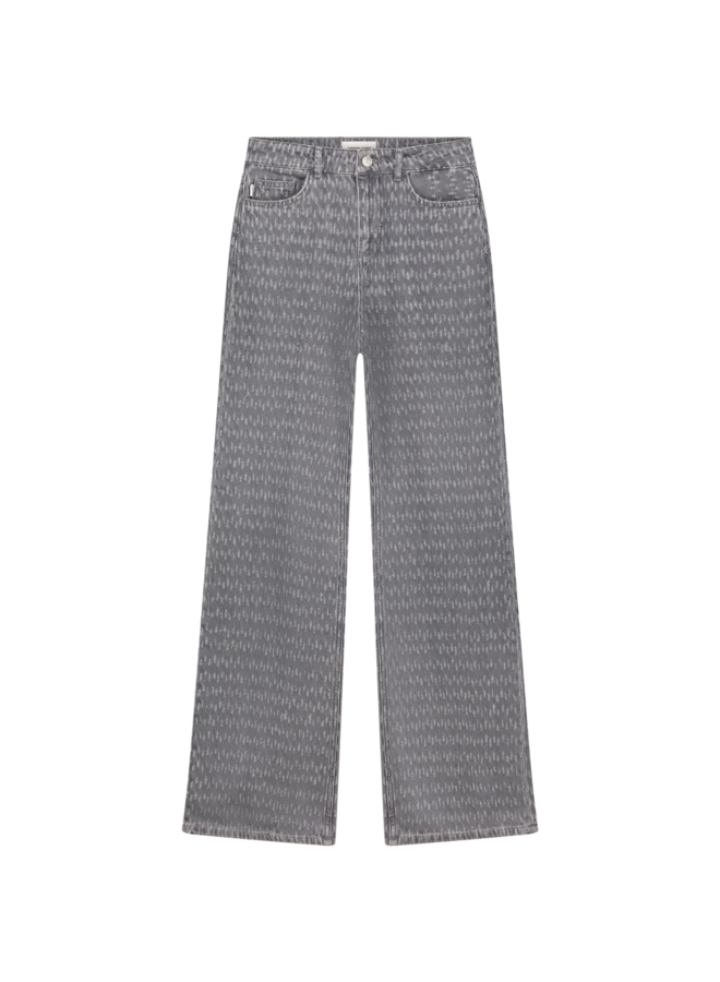 Jeans Thea Wide Leg Faded Grey