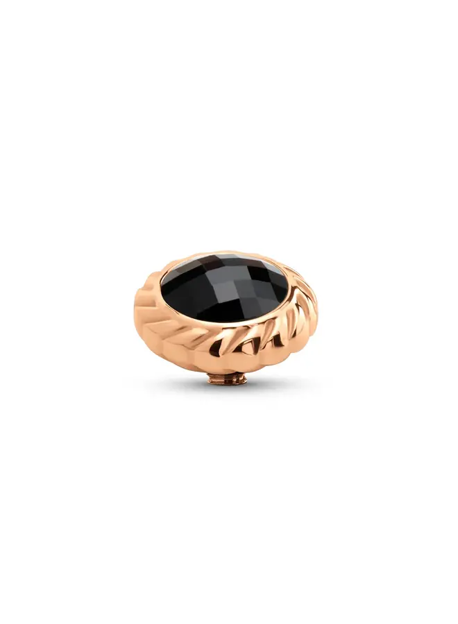 Melano Twisted meddy Majestic Black Rosékleurig