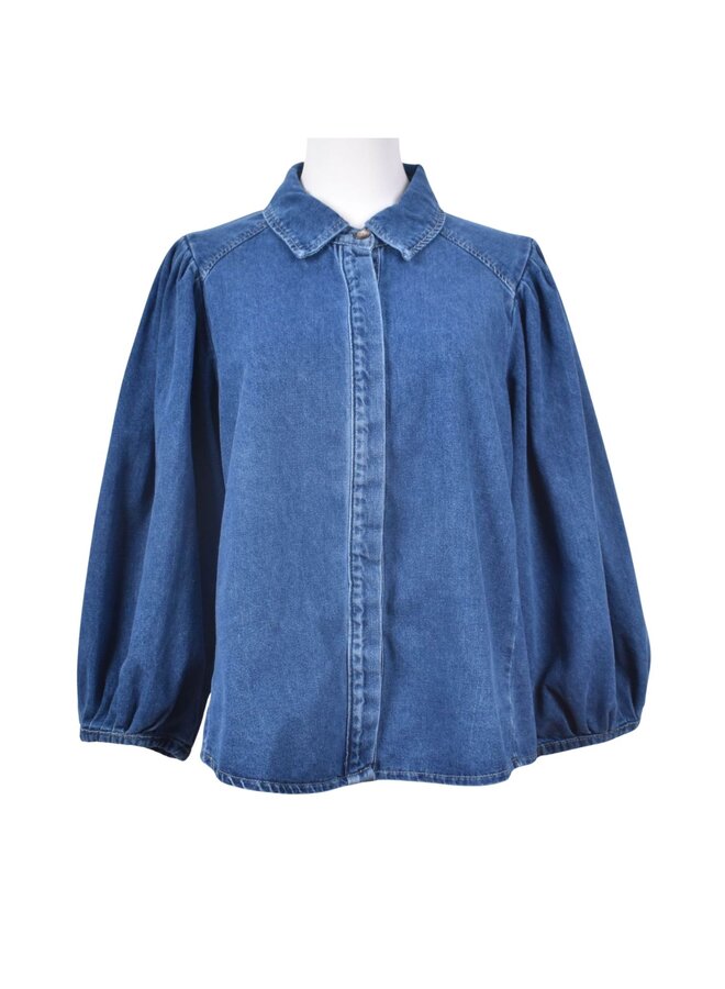Blouse Lauren Denim Donkerblauw