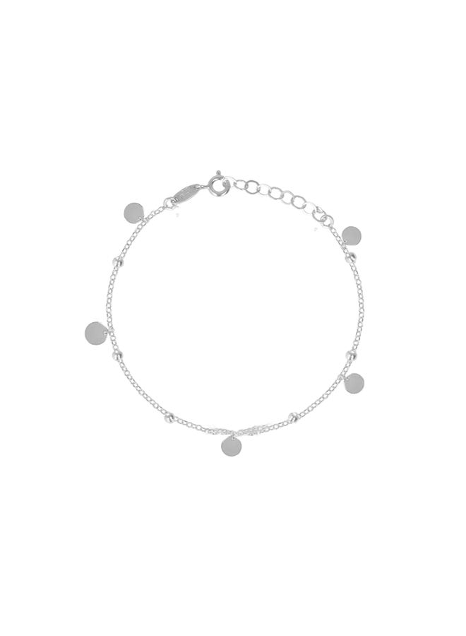 LOTT. armband Rosary Round Charms Zilver