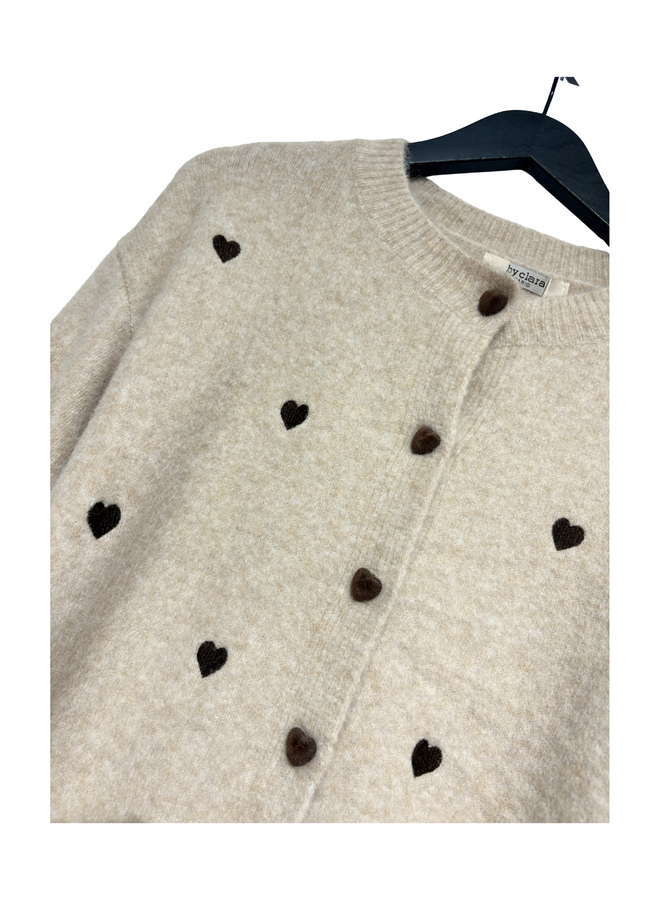 Vest Mira Beige/Bruin Onesize