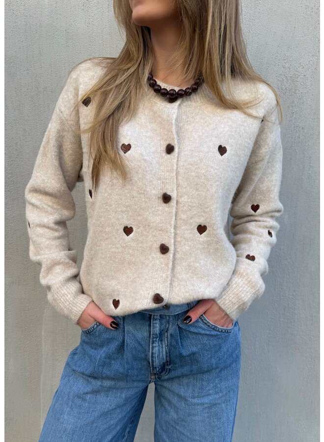 Vest Mira Beige/Bruin Onesize