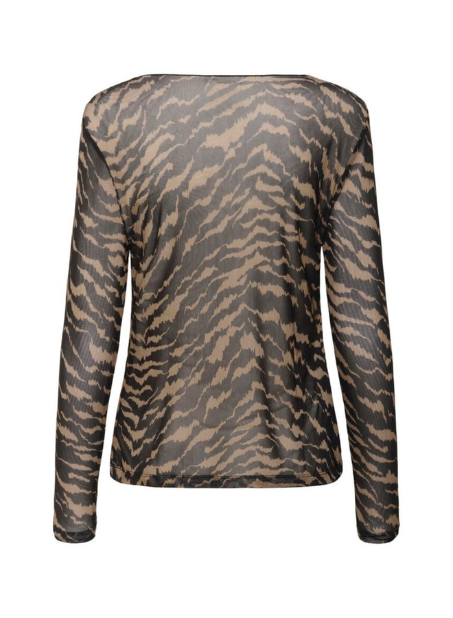Top ZulvirSZ Black Shifted Strokes